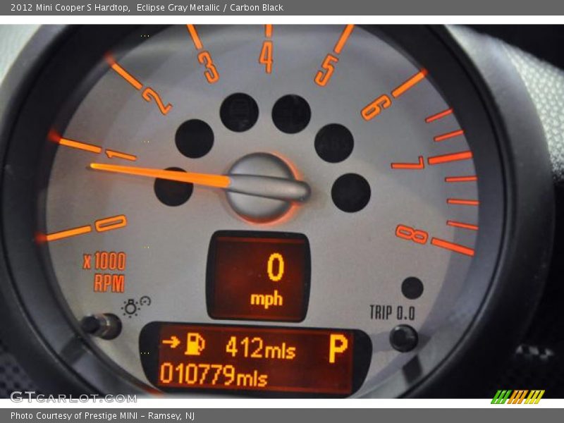 Eclipse Gray Metallic / Carbon Black 2012 Mini Cooper S Hardtop