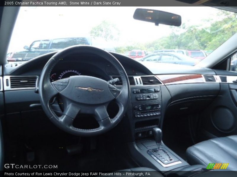 Stone White / Dark Slate Gray 2005 Chrysler Pacifica Touring AWD