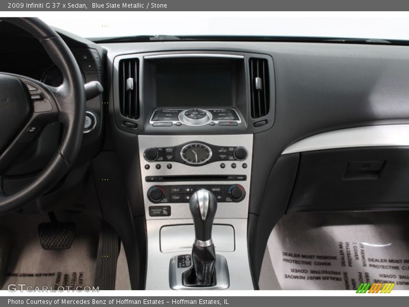 Blue Slate Metallic / Stone 2009 Infiniti G 37 x Sedan