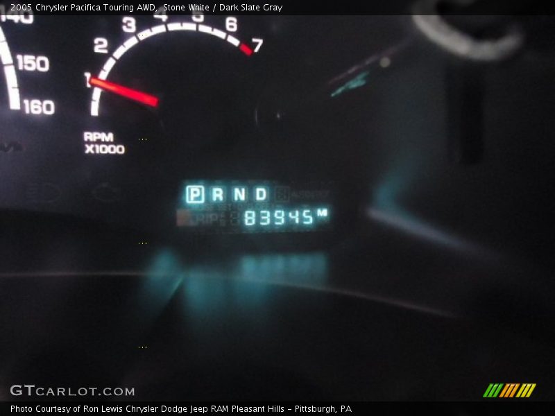 Stone White / Dark Slate Gray 2005 Chrysler Pacifica Touring AWD