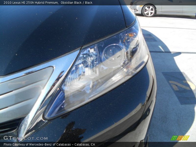 Obsidian Black / Black 2010 Lexus HS 250h Hybrid Premium
