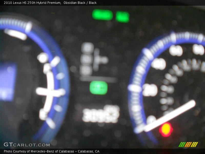 Obsidian Black / Black 2010 Lexus HS 250h Hybrid Premium