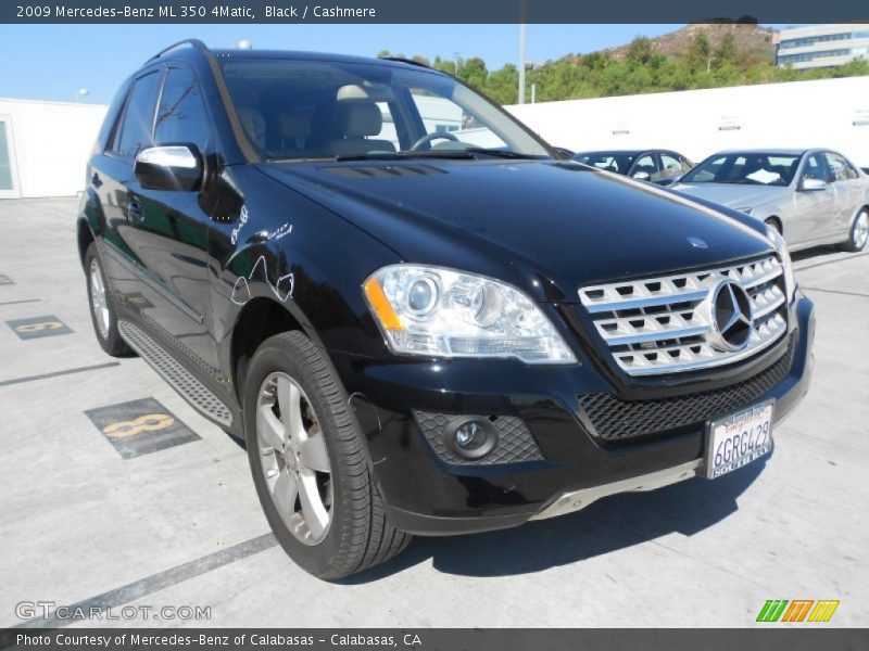 Black / Cashmere 2009 Mercedes-Benz ML 350 4Matic