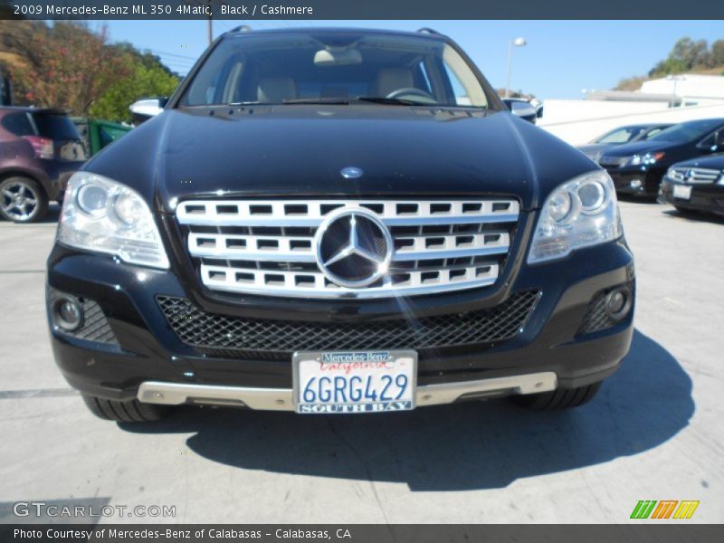 Black / Cashmere 2009 Mercedes-Benz ML 350 4Matic