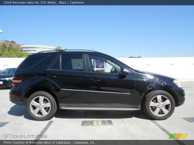 Black / Cashmere 2009 Mercedes-Benz ML 350 4Matic