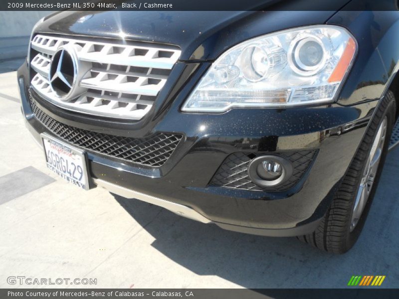 Black / Cashmere 2009 Mercedes-Benz ML 350 4Matic