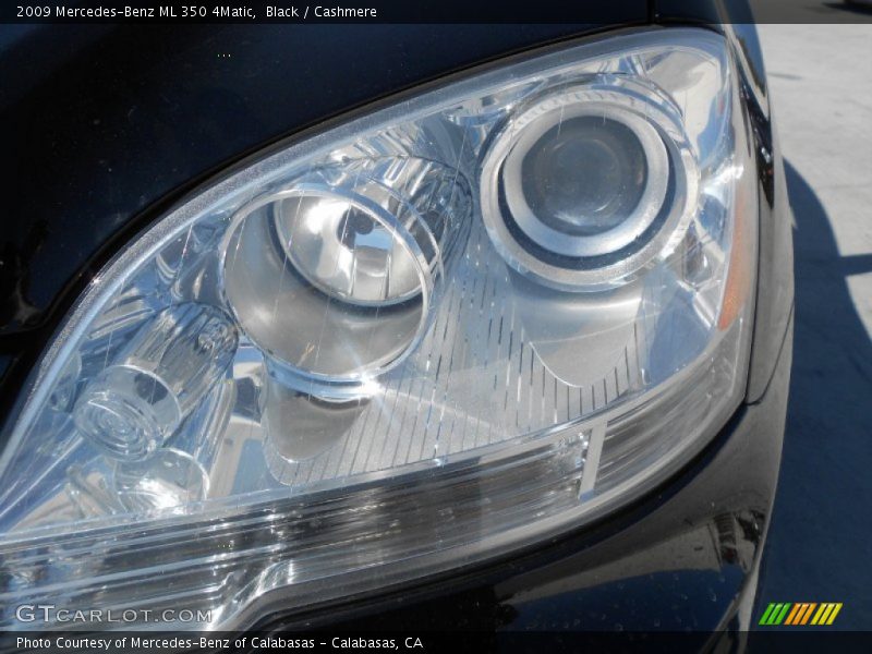Black / Cashmere 2009 Mercedes-Benz ML 350 4Matic