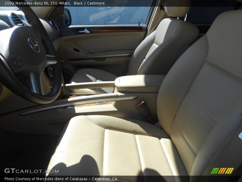 Black / Cashmere 2009 Mercedes-Benz ML 350 4Matic