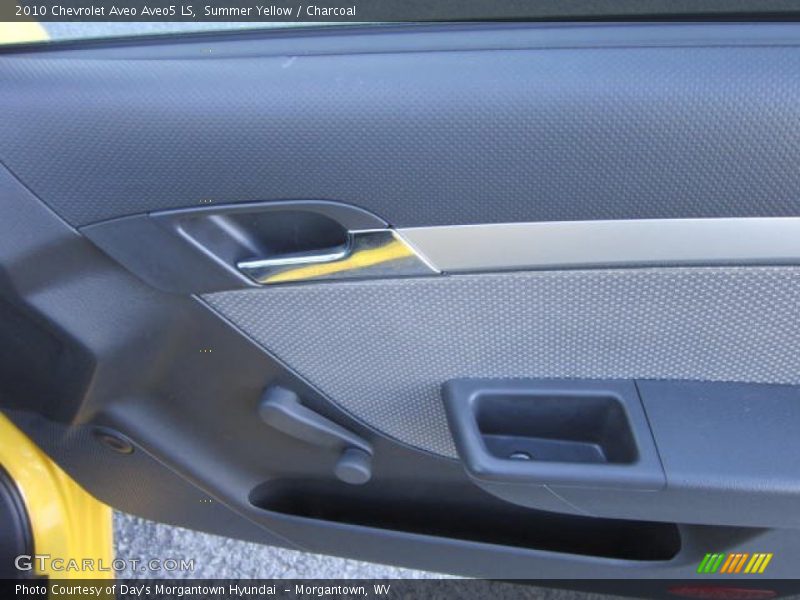 Summer Yellow / Charcoal 2010 Chevrolet Aveo Aveo5 LS