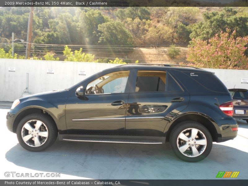 Black / Cashmere 2009 Mercedes-Benz ML 350 4Matic