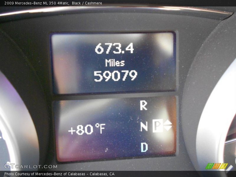 Black / Cashmere 2009 Mercedes-Benz ML 350 4Matic