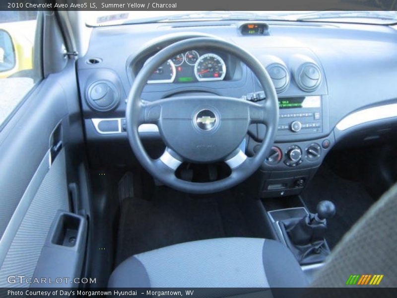 Summer Yellow / Charcoal 2010 Chevrolet Aveo Aveo5 LS