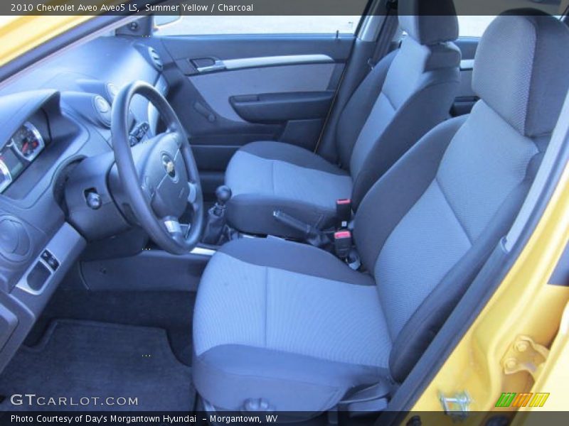 Summer Yellow / Charcoal 2010 Chevrolet Aveo Aveo5 LS