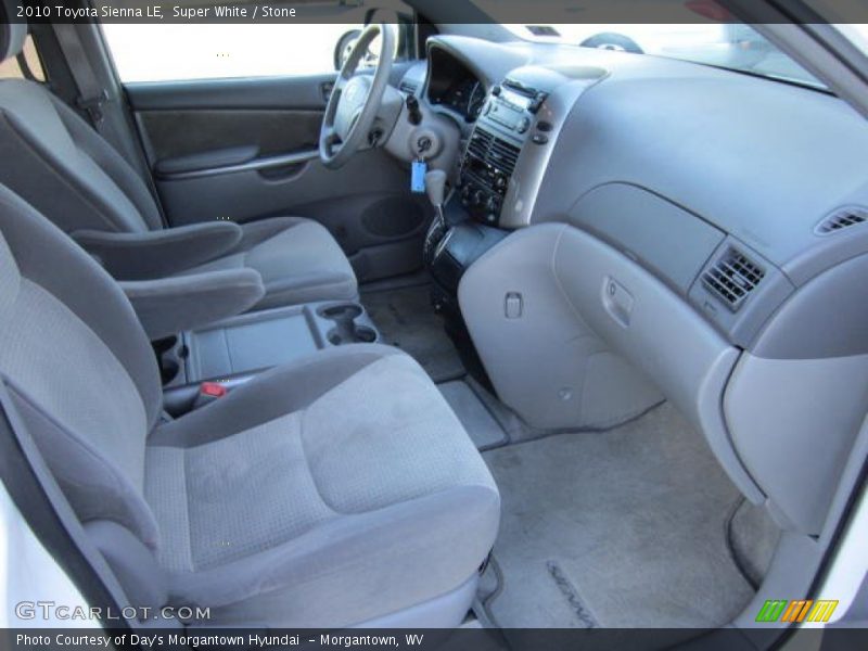 Super White / Stone 2010 Toyota Sienna LE