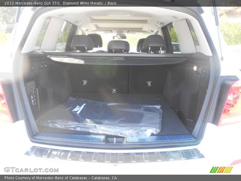 Diamond White Metallic / Black 2013 Mercedes-Benz GLK 350