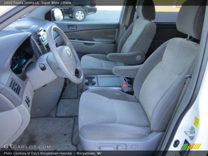 Super White / Stone 2010 Toyota Sienna LE