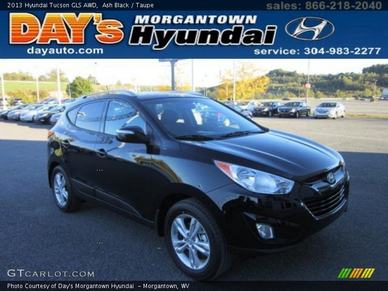 Ash Black / Taupe 2013 Hyundai Tucson GLS AWD