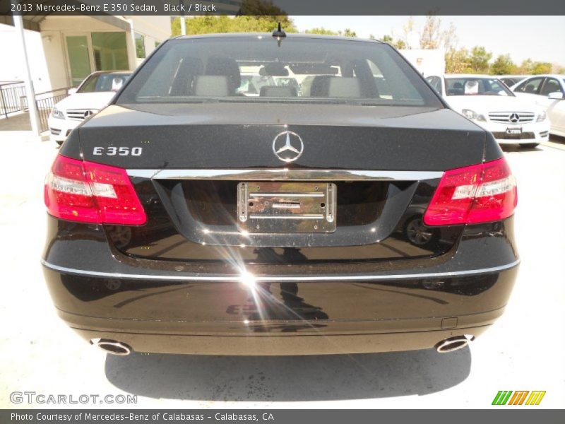 Black / Black 2013 Mercedes-Benz E 350 Sedan