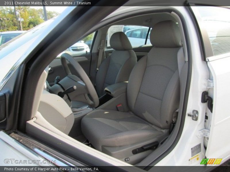 Summit White / Titanium 2011 Chevrolet Malibu LS