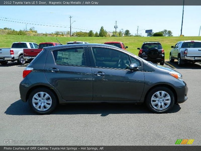 Magnetic Gray Metallic / Ash Gray 2012 Toyota Yaris LE 5 Door