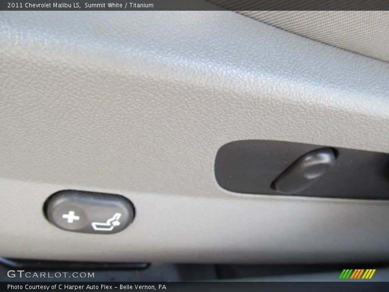 Summit White / Titanium 2011 Chevrolet Malibu LS