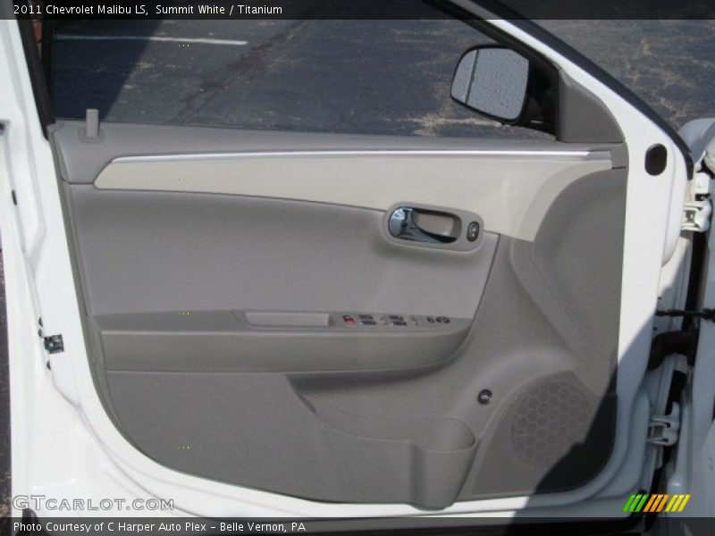 Summit White / Titanium 2011 Chevrolet Malibu LS