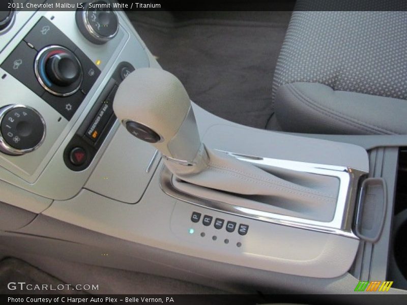 Summit White / Titanium 2011 Chevrolet Malibu LS