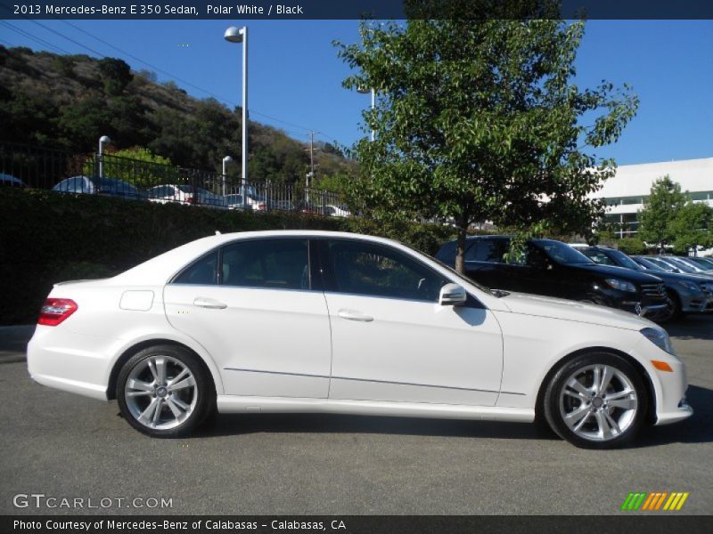 Polar White / Black 2013 Mercedes-Benz E 350 Sedan