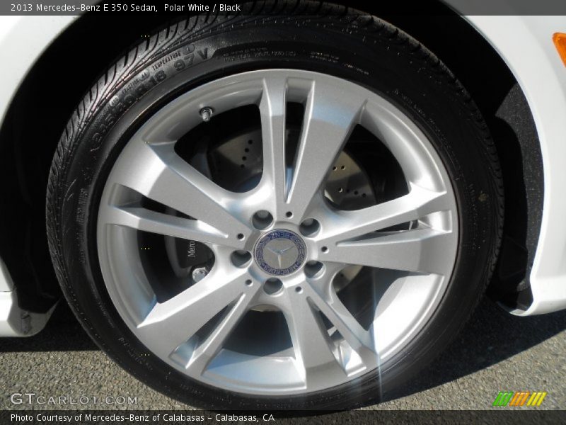 Polar White / Black 2013 Mercedes-Benz E 350 Sedan