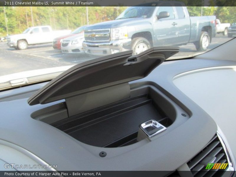 Summit White / Titanium 2011 Chevrolet Malibu LS