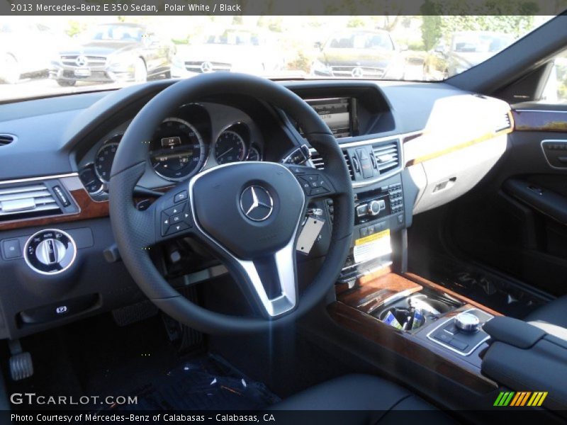 Polar White / Black 2013 Mercedes-Benz E 350 Sedan