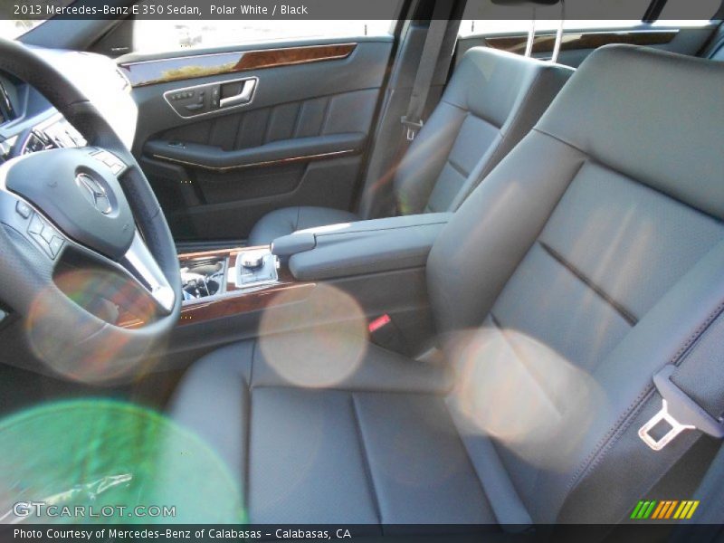 Polar White / Black 2013 Mercedes-Benz E 350 Sedan