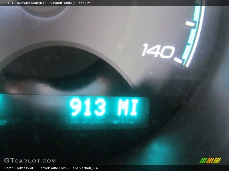 Summit White / Titanium 2011 Chevrolet Malibu LS