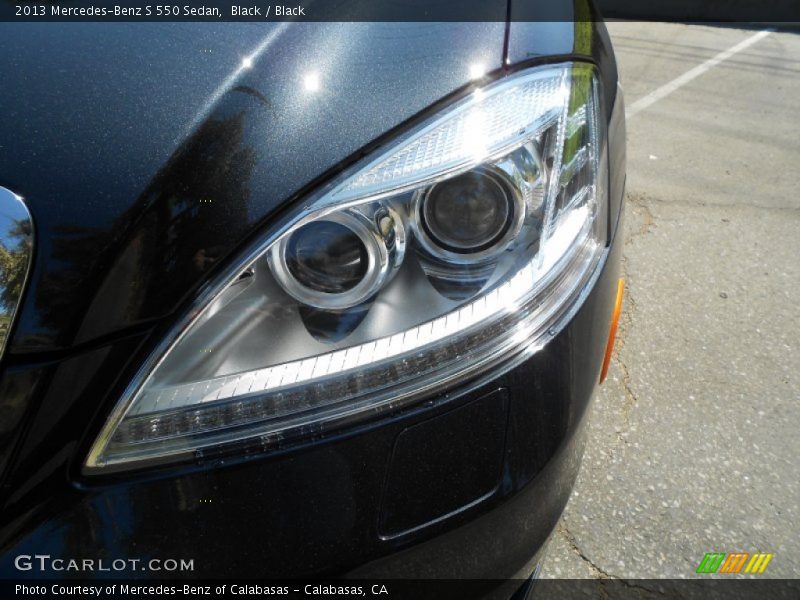 Black / Black 2013 Mercedes-Benz S 550 Sedan