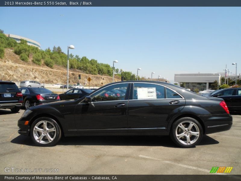 Black / Black 2013 Mercedes-Benz S 550 Sedan
