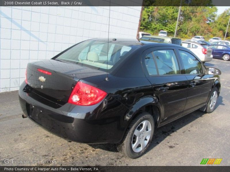 Black / Gray 2008 Chevrolet Cobalt LS Sedan