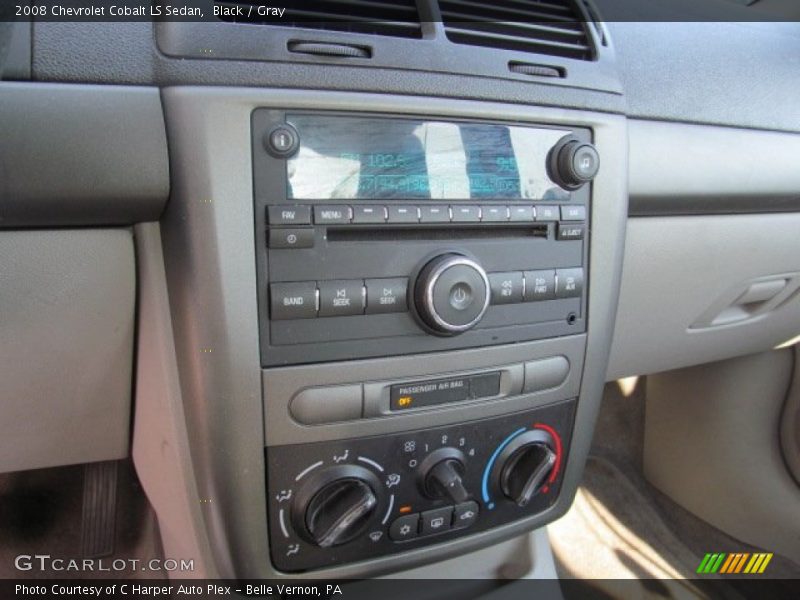 Black / Gray 2008 Chevrolet Cobalt LS Sedan