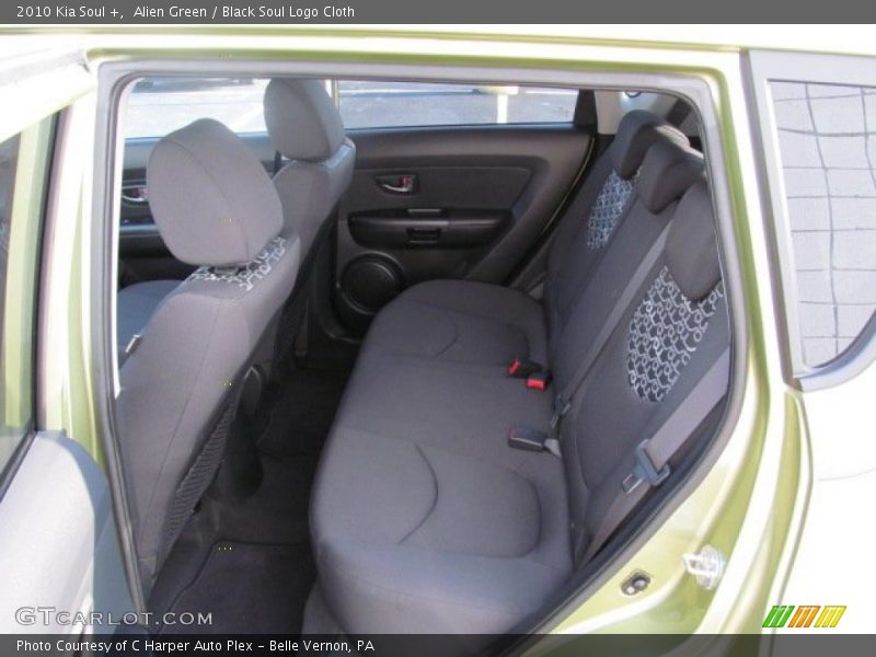 Alien Green / Black Soul Logo Cloth 2010 Kia Soul +