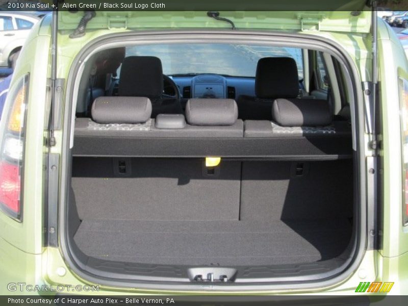 Alien Green / Black Soul Logo Cloth 2010 Kia Soul +