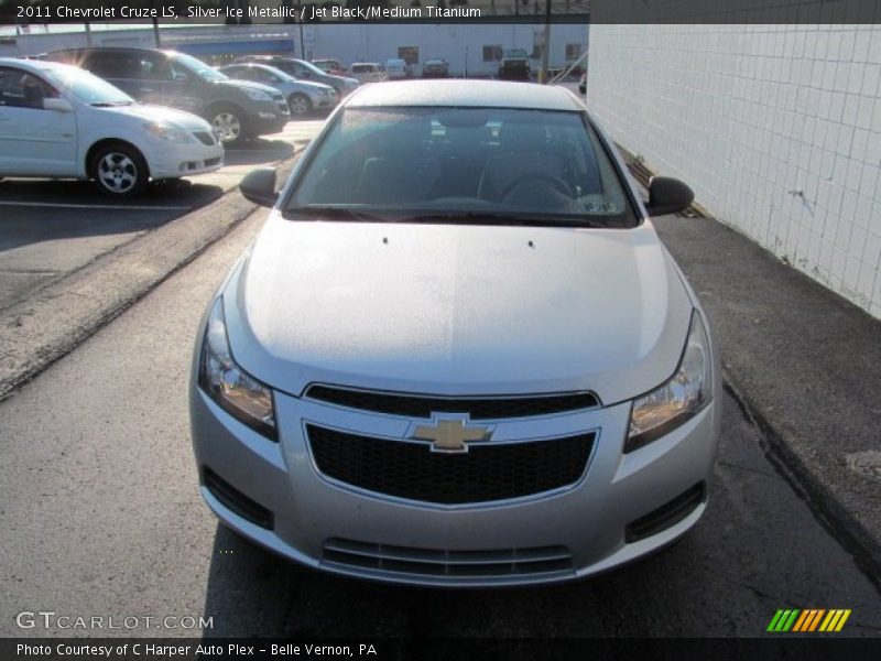 Silver Ice Metallic / Jet Black/Medium Titanium 2011 Chevrolet Cruze LS
