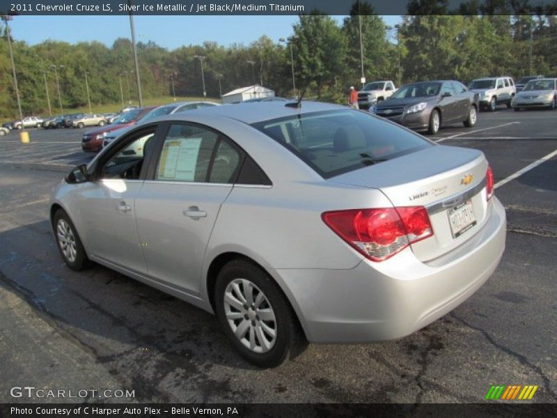Silver Ice Metallic / Jet Black/Medium Titanium 2011 Chevrolet Cruze LS