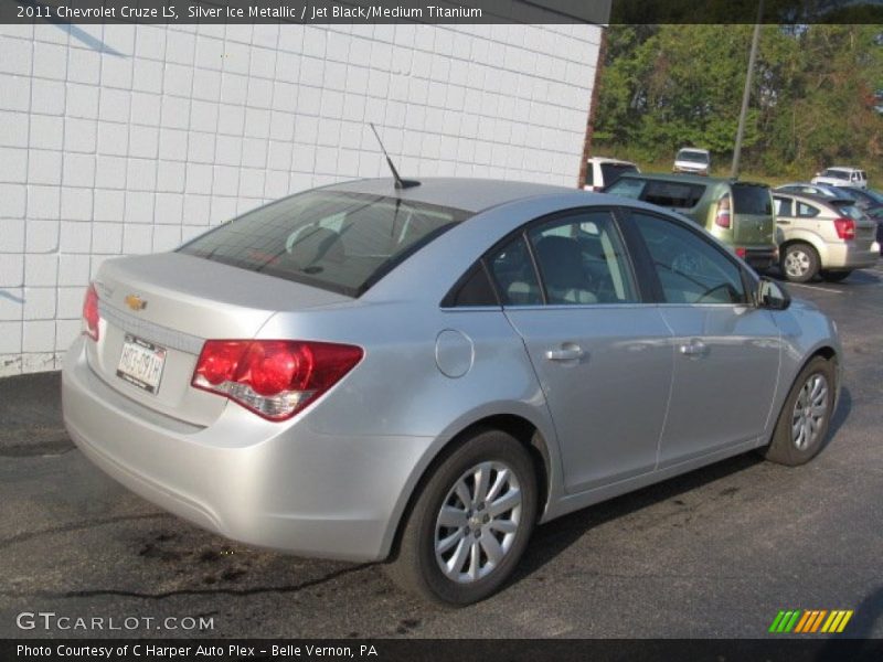 Silver Ice Metallic / Jet Black/Medium Titanium 2011 Chevrolet Cruze LS