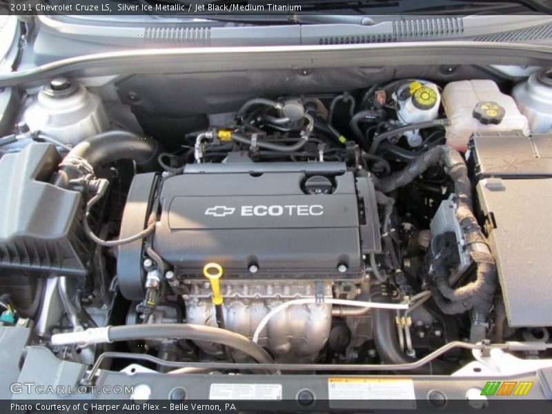 Silver Ice Metallic / Jet Black/Medium Titanium 2011 Chevrolet Cruze LS