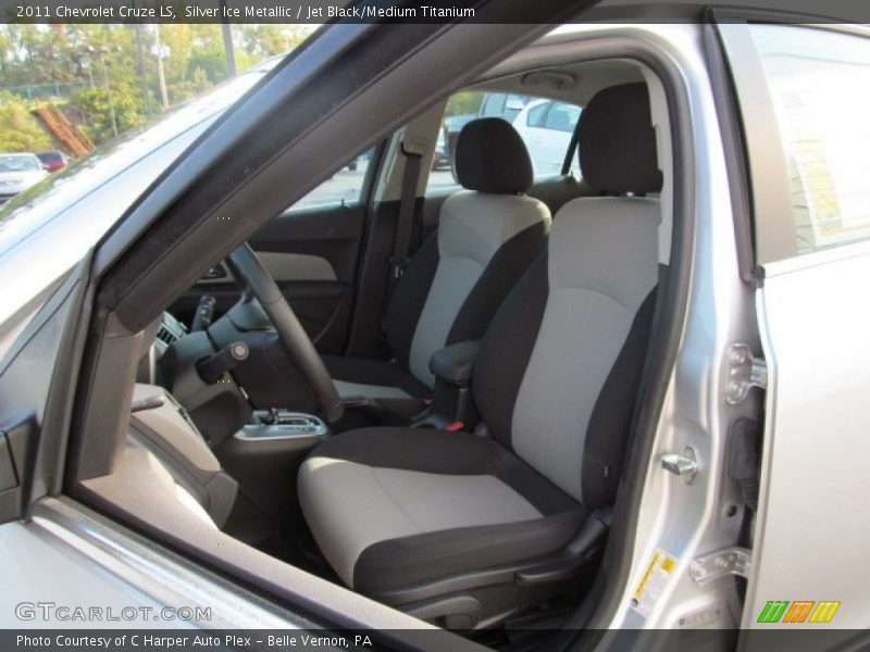 Silver Ice Metallic / Jet Black/Medium Titanium 2011 Chevrolet Cruze LS