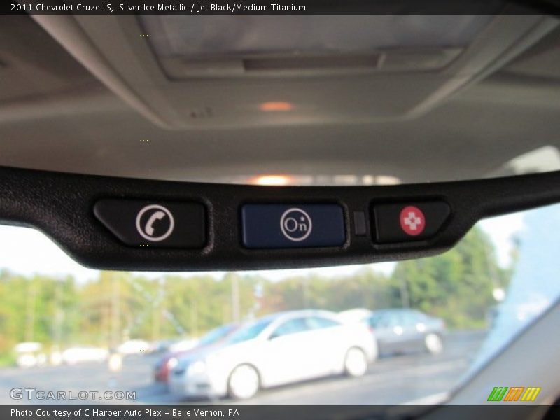 Silver Ice Metallic / Jet Black/Medium Titanium 2011 Chevrolet Cruze LS