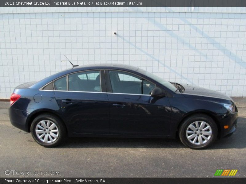 Imperial Blue Metallic / Jet Black/Medium Titanium 2011 Chevrolet Cruze LS