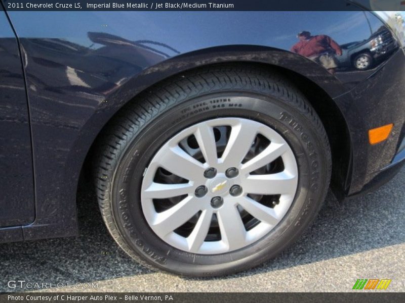 Imperial Blue Metallic / Jet Black/Medium Titanium 2011 Chevrolet Cruze LS
