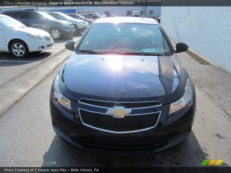 Imperial Blue Metallic / Jet Black/Medium Titanium 2011 Chevrolet Cruze LS