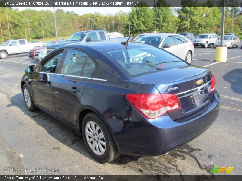 Imperial Blue Metallic / Jet Black/Medium Titanium 2011 Chevrolet Cruze LS