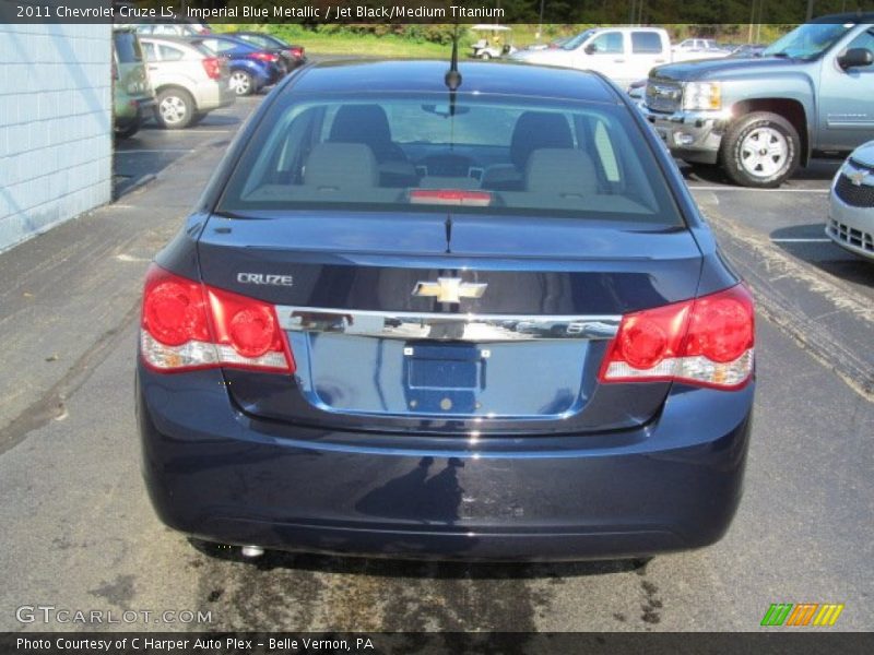 Imperial Blue Metallic / Jet Black/Medium Titanium 2011 Chevrolet Cruze LS